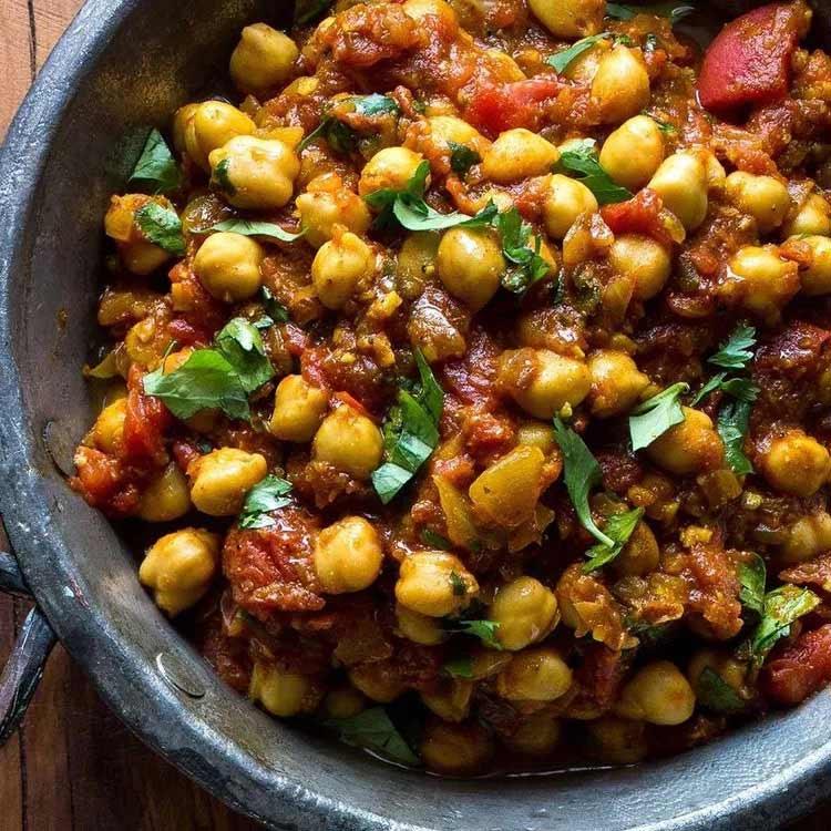 Diwali recipe chickpea curry or chana masala