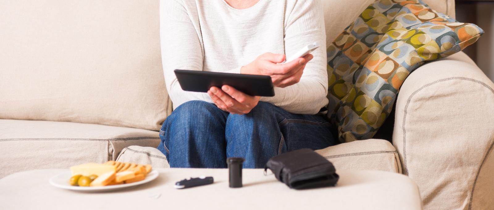 Managing diabetes with technology