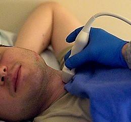 Neck ultrasound scan