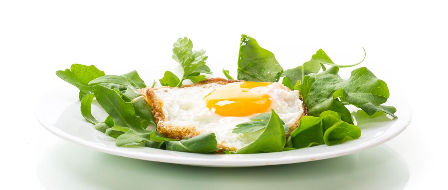 3. Spring green fried rice eggs