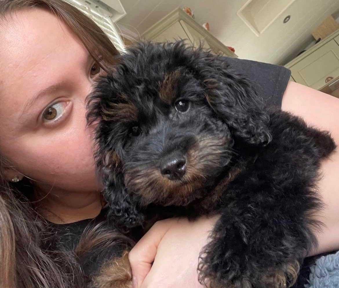 Keisha and her puppy Ollie