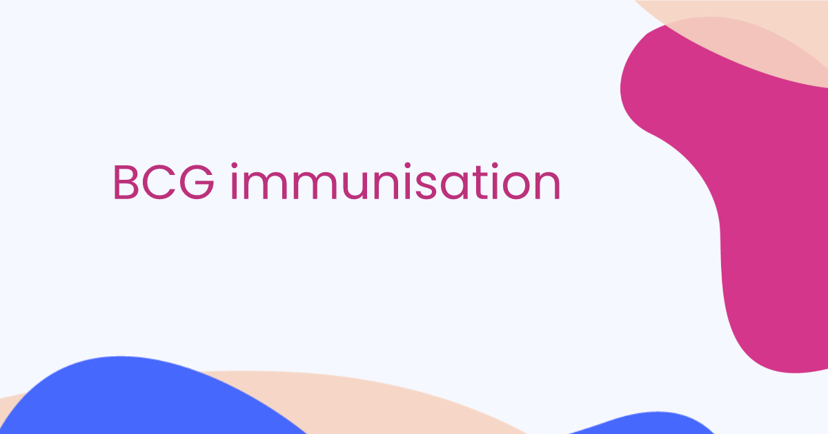 BCG immunisation
