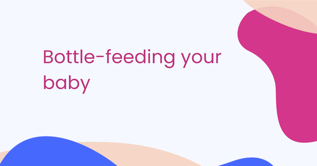 Bottle-feeding your baby