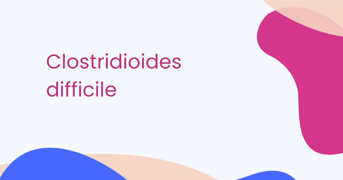 Clostridioides difficile