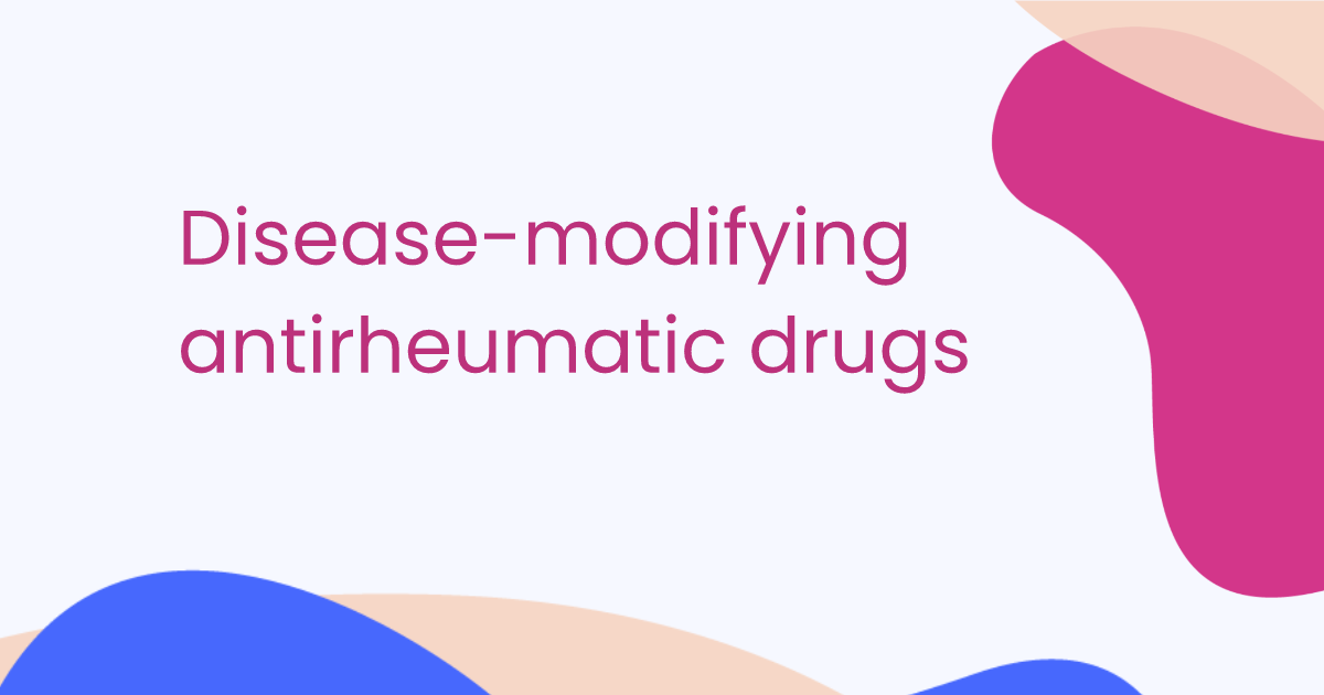 Disease-modifying antirheumatic drugs
