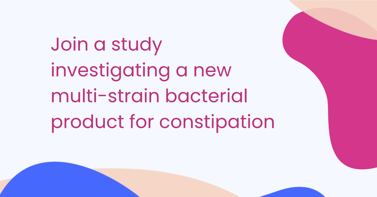 Join a study investigating a new multi-strain bacterial product for constipation
